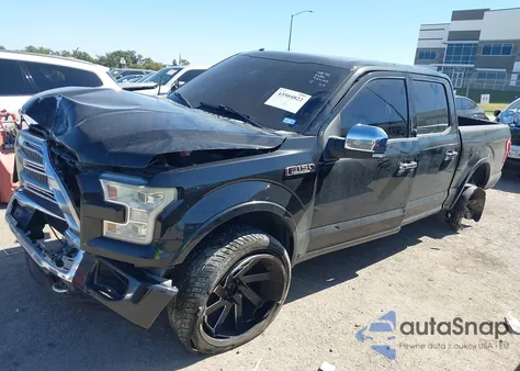 2015 Ford F-150 Platinum из США, поврежденный, VIN 1FTEW1EFXFFA76628
